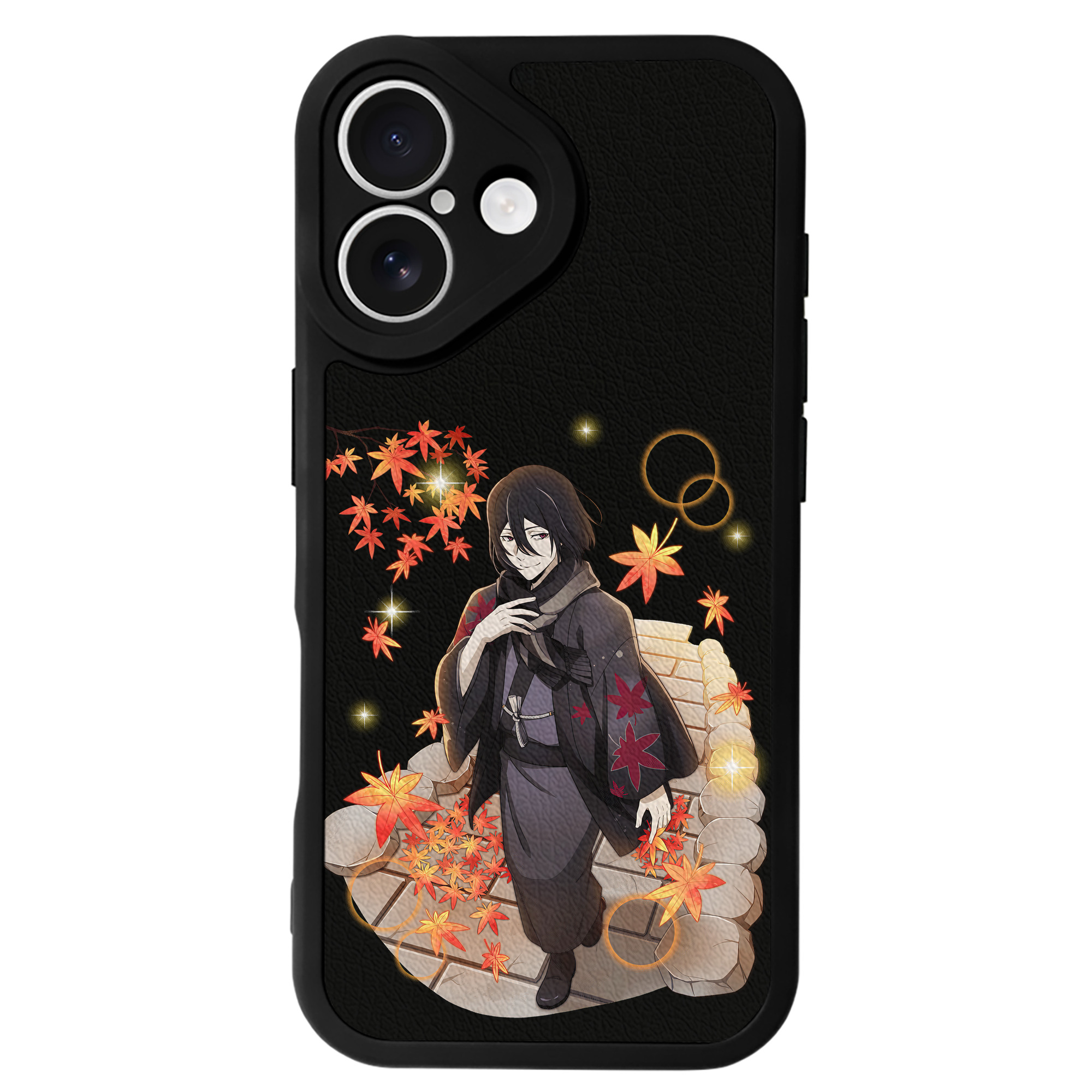 （画像用） 文豪ストレイドッグス Bungo Stray Dogs 【iPhone 16シリーズ対応】シリコンスマホケース（レザー調） 材質：シリコン